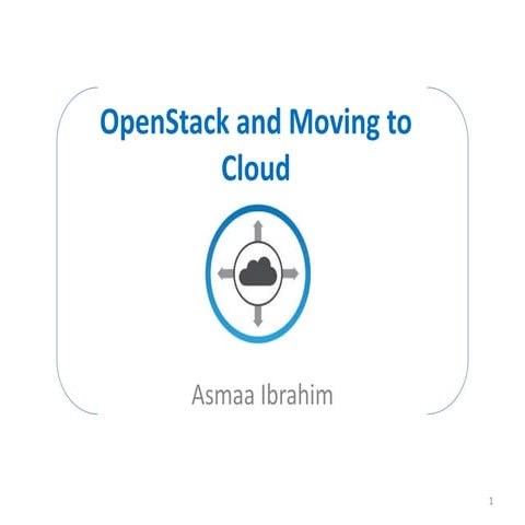 Openstack & why cloud for enterprise ppt | PPTX
