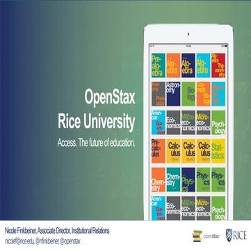 Open stax ecosystem model presentation for cccoer 6.12.18