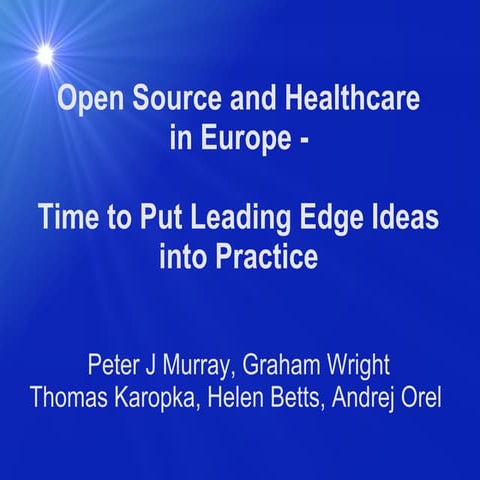 Open source workshop, MIE2009