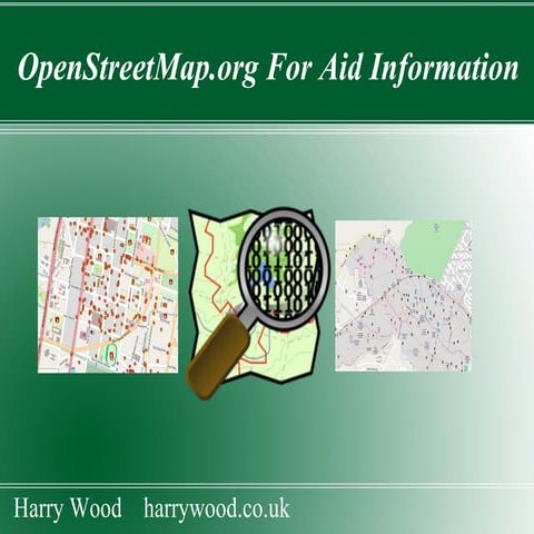 OpenStreetMap For Aid Information