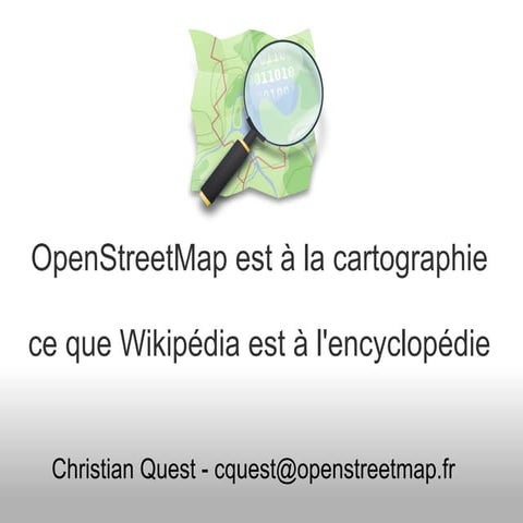 Open streetmap pour CocoaHeads Paris