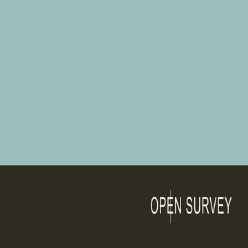 Open survey