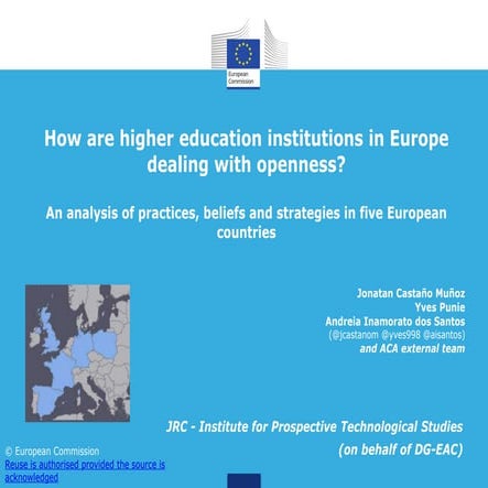How are higher education institutions in Europe dealing with openness?