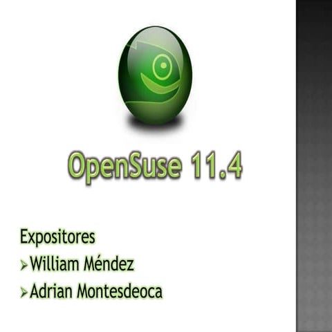 Informe Opensuse 11.4 | DOCX