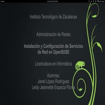 Instalación de Servicios de Red para OpenSUSE