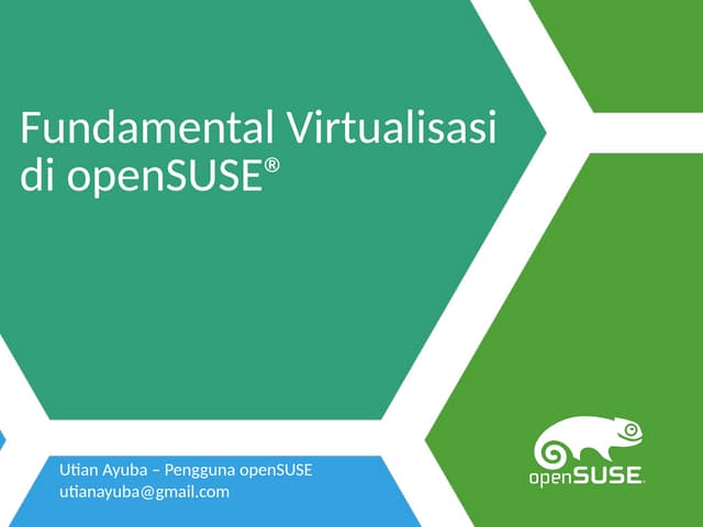 Fundamental Virtualisasi di openSUSE
