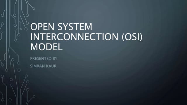 OSI Model