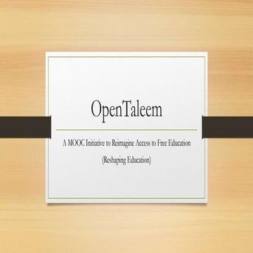 Opentaleem