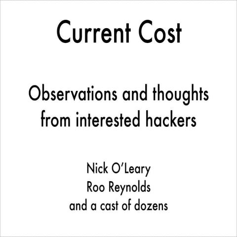 Current Cost presentation at Open Tech 2008