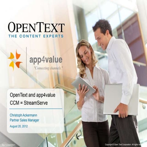 Einführung in OpenText Customer Communication Management