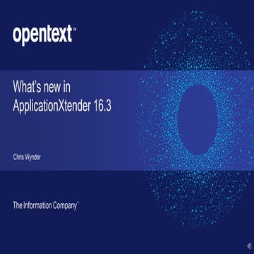 Open text applicationxtender 16.3 highlights customerfacing