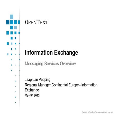Open text Information Exchange 