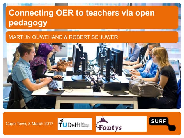 Connecting OER to teachers via open pedagogy