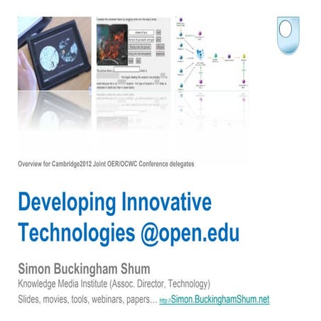 Developing Innovative Technologies @open.edu