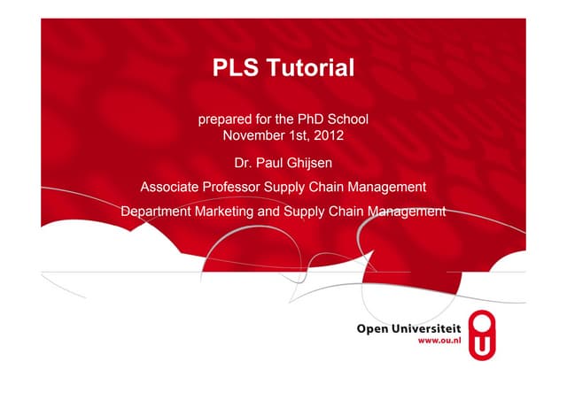 Open Universiteit Pls Prestation November 1st