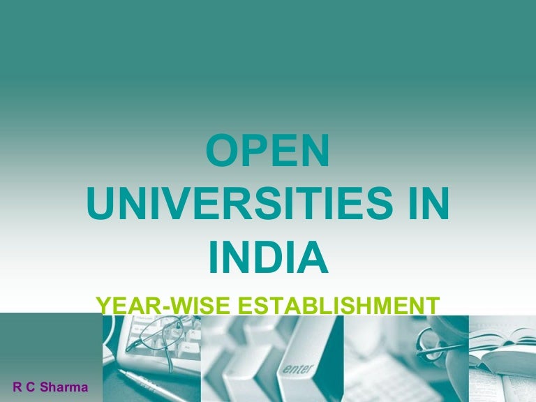 Open Universities In India