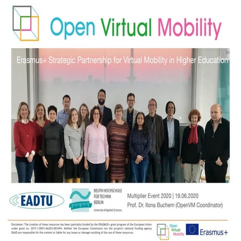 Erasmus+ Strategic Partnership for Open Virtual Mobility in Higher Education