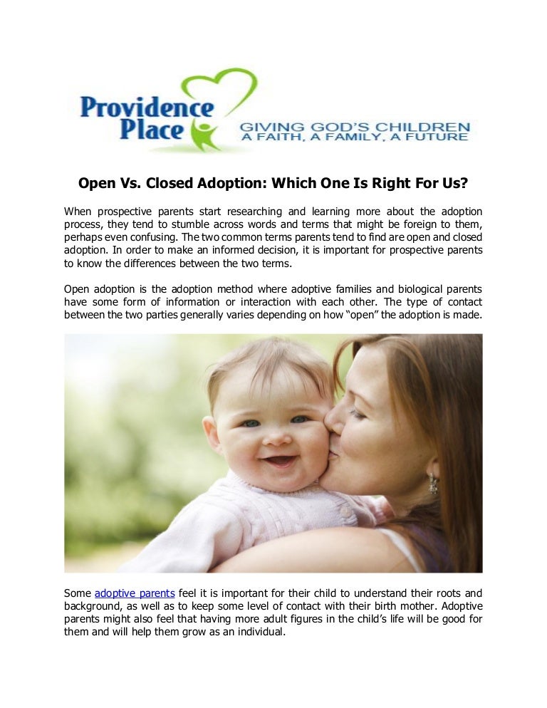 Open Vs Closed Adoption Which One Is Right For Us
