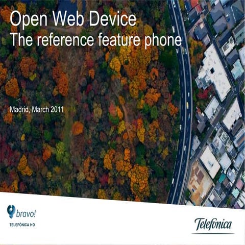 Open web device as the reference feature phone