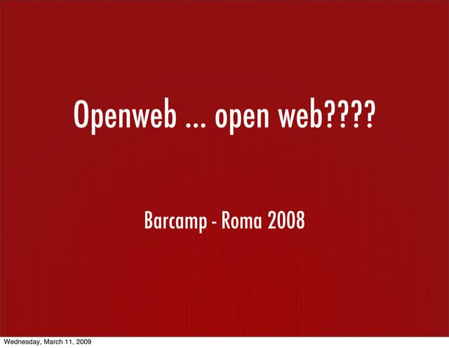 Open Web