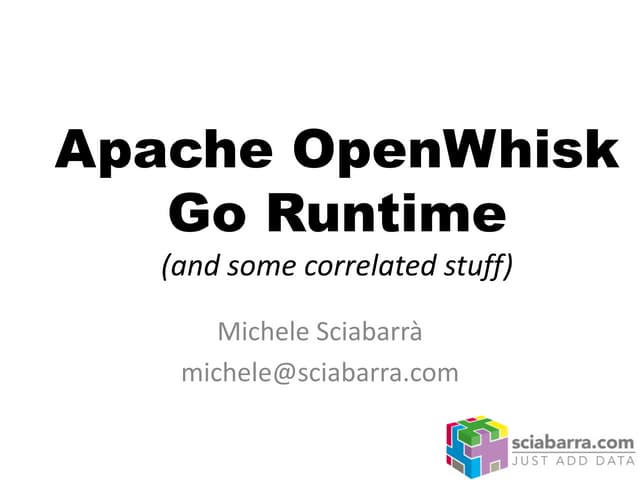 OpenWhisk Go Runtime