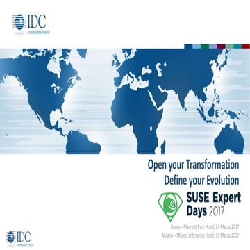 Open your Transformation, Define your Evolution