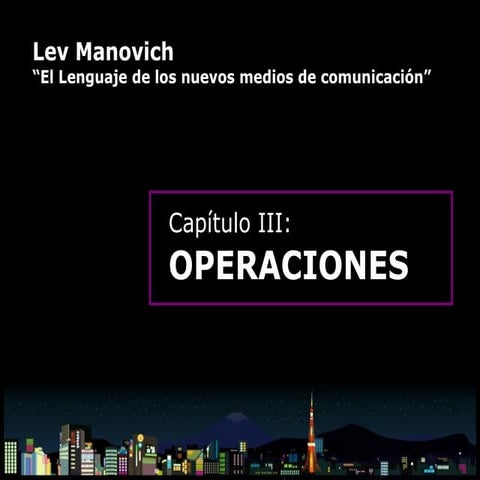 CapIII: Operaciones