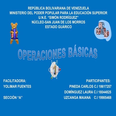 Operaciones básicas