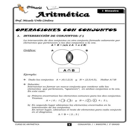 Operaciones con conjuntos