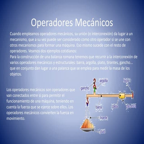 Operadores mecánicos2