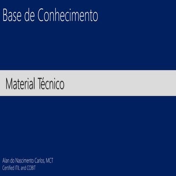 Operações - Base de Conhecimento - Parte 02