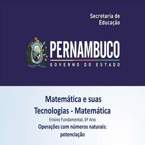 Operações com números naturais potenciação.ppt