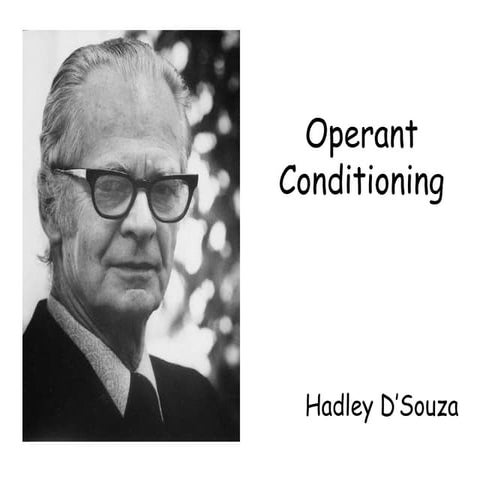 Operant conditioning