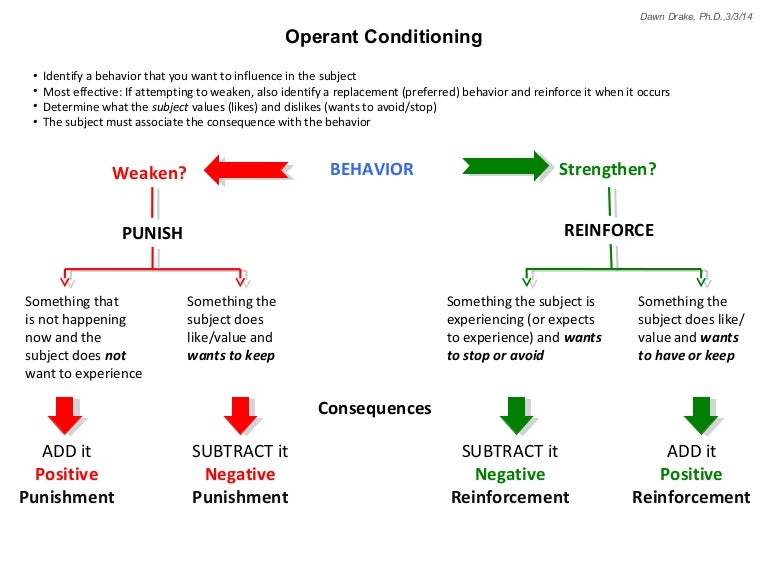 Operant Conditioning Chart