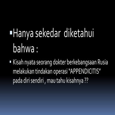 OPERASI DIRI pada tubuh manusia seperti apa.pptx