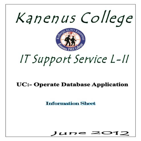 Operate Database Application UC info sheet.pdf