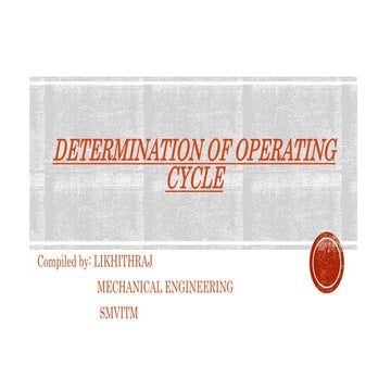 Operating cycle
