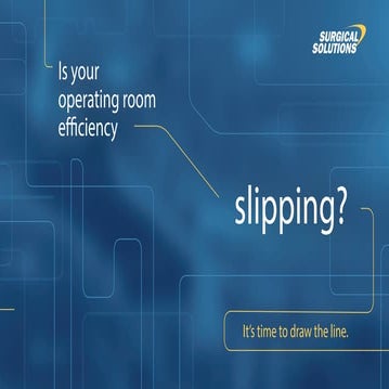 Operating Room Efficiency | PDF