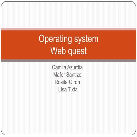 Operating system | PPT