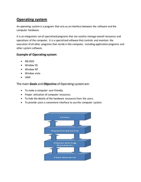 Operating system