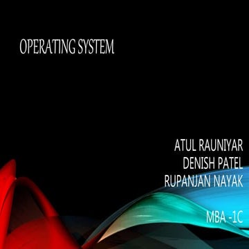 Operating system | PPT