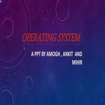 Operating system 08 time sharing and multitasking operating system | PPTX