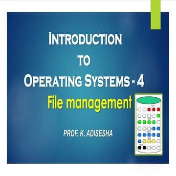 Operating system 4 files by adi