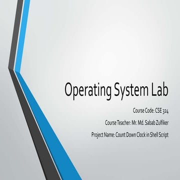Operating system lab project