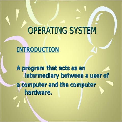 Operating system main