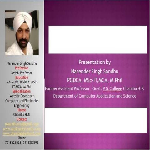 Operating system overview by narender singh sandhu