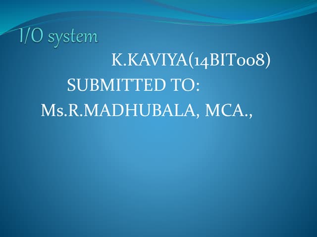 Operating system ppt