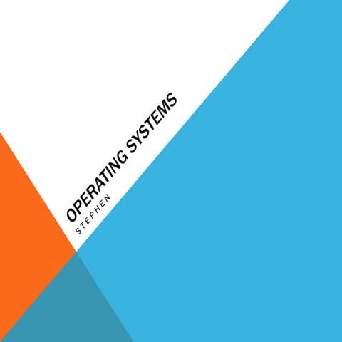 Operating systems | PPT