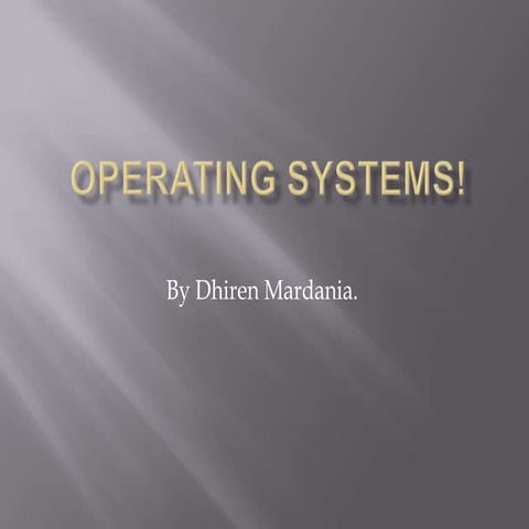 Operating systems