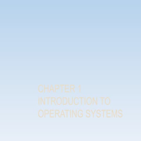 Operating systems | PPT